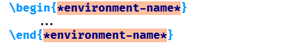 a GIF showing a text editor handling changing the name of a LaTeX environment by automatically changing the name of both the begin and end tags.