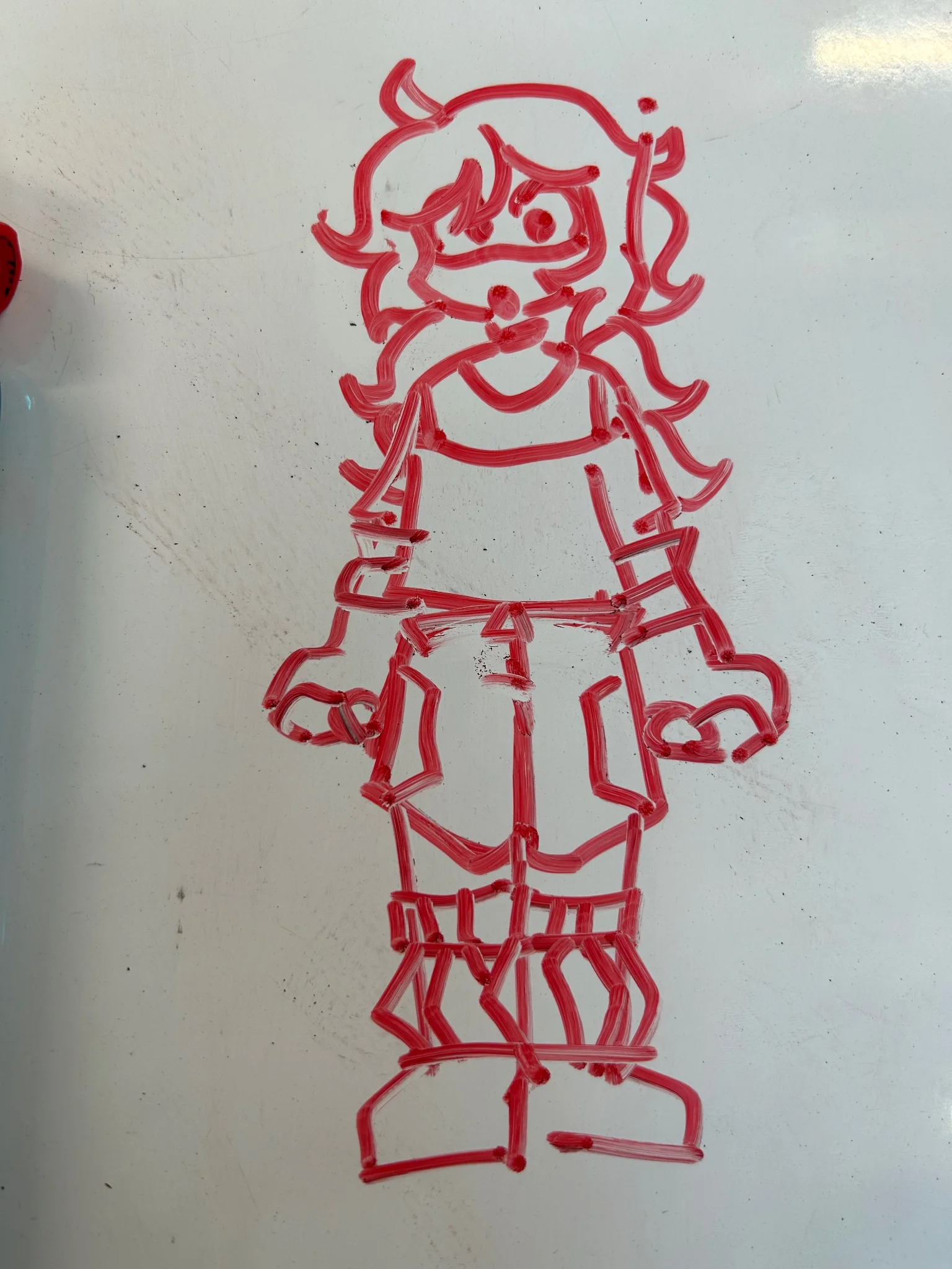 fullbody whiteboard marker drawing of YOK-AAI-06 