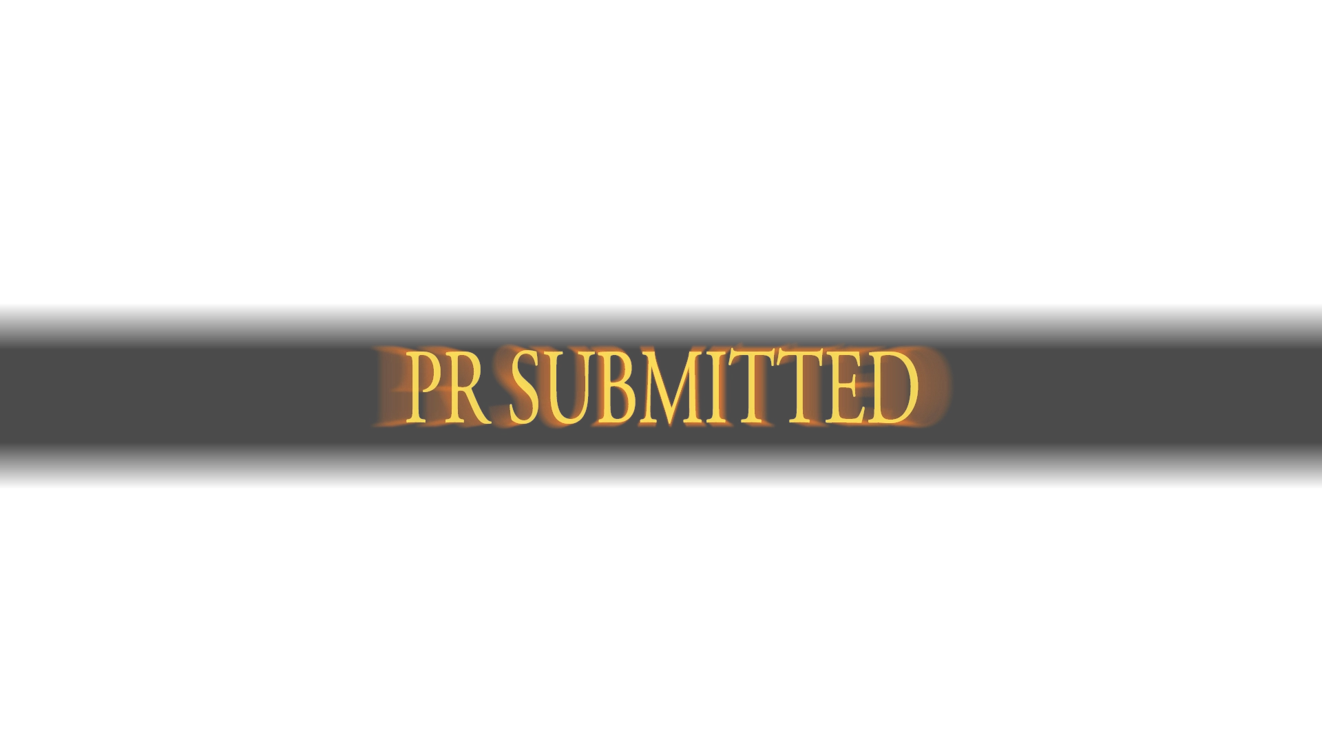 "PR SUBMITTED" in the Dark Souls "bonfire lit" design
